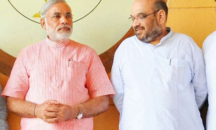 modi bids farewell to his assembly seat praises aide shah
