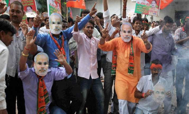 modi s victory tweet creates history as bjp sweeps ls polls