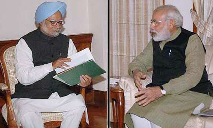modi writes to pm on chidambaram s remark