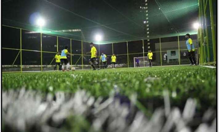 mumbai houses india s first rooftop mini football field
