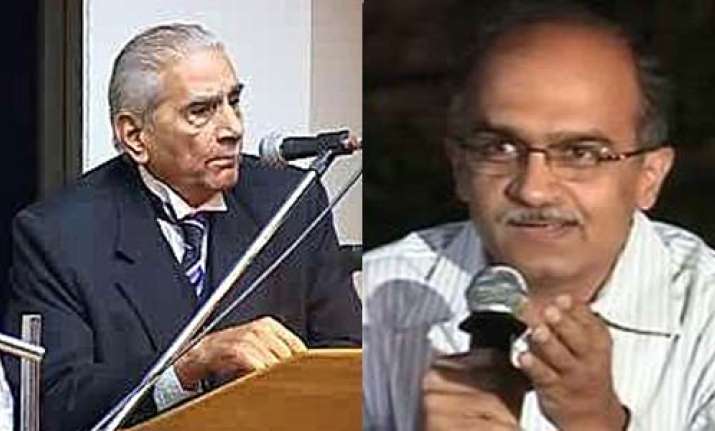 ngo activist demands bhushans should step down