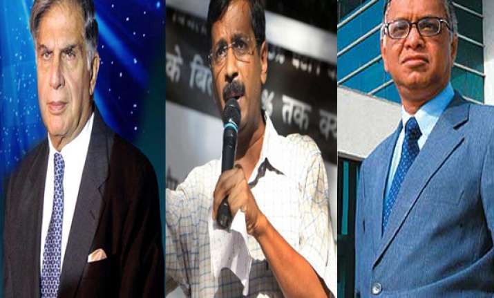 narayana murthy tops list of india inc donors for kejriwal