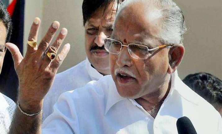yeddyurappa rules out resignation