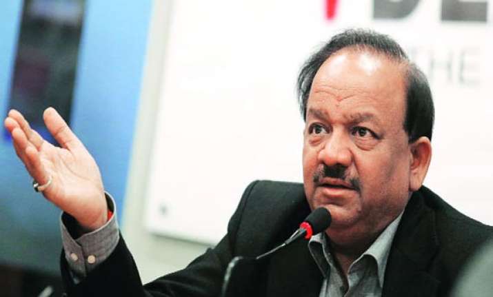 new health policy soon harsh vardhan