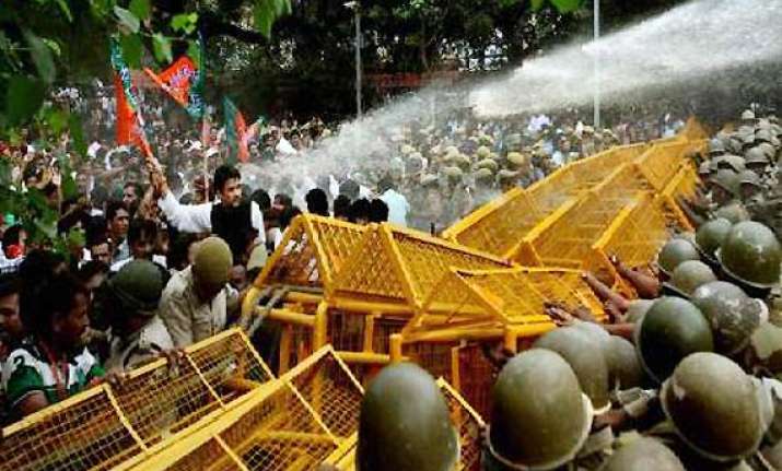 no lathicharge on delhi bjp workers says chidambaram