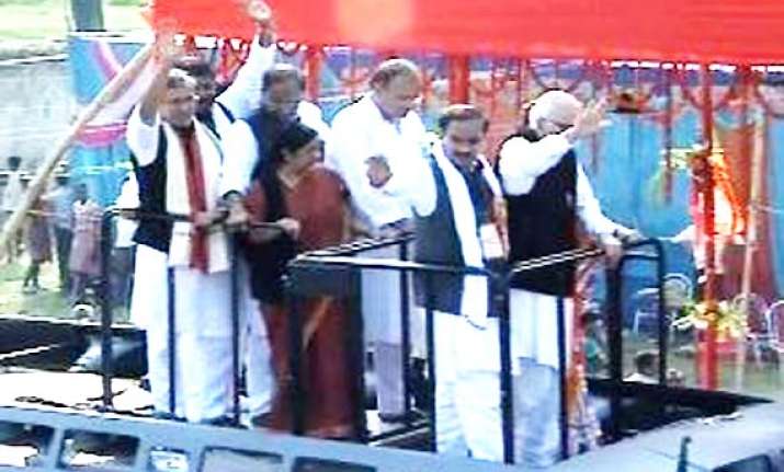 permission to advani s rally on rly premises