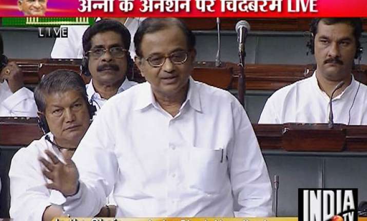 no wrongdoing in anna s arrest chidambaram