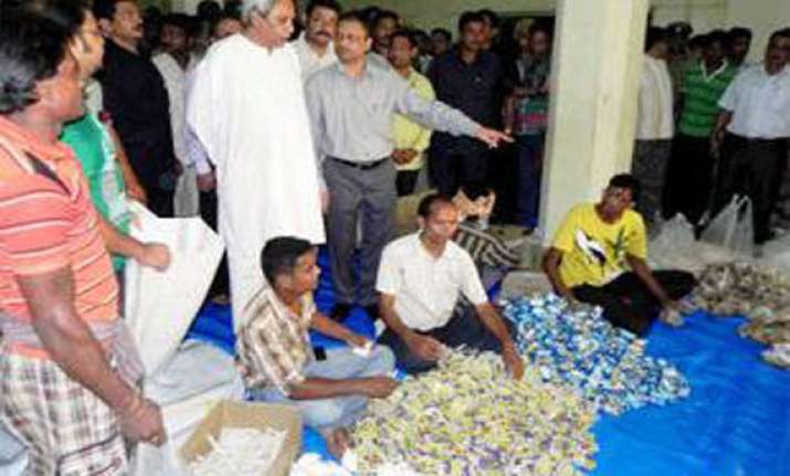 odisha announces food packages for cyclone hit families
