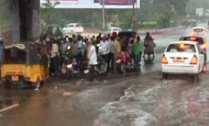 odisha lashed by rain