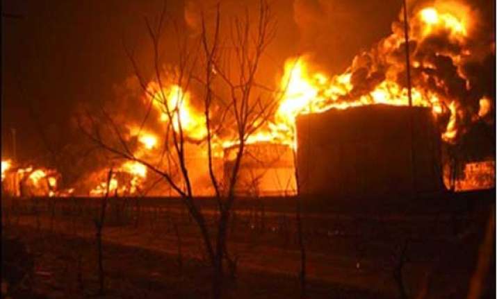 oil factory gutted in major fire
