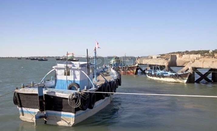 pak national held three boats seized near harami nala in guj