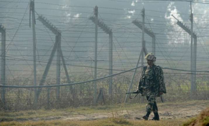pakistani troops fire across loc in j k