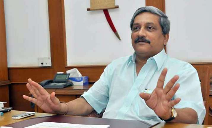 parrikar to take oath as goa chief minister today