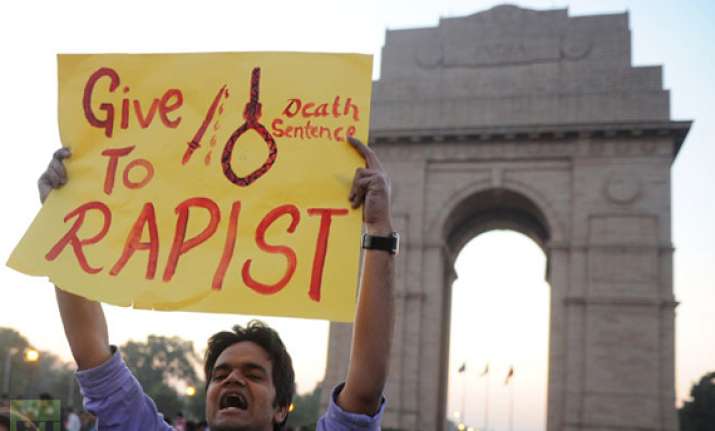 peaceful protests against death of gang rape victim