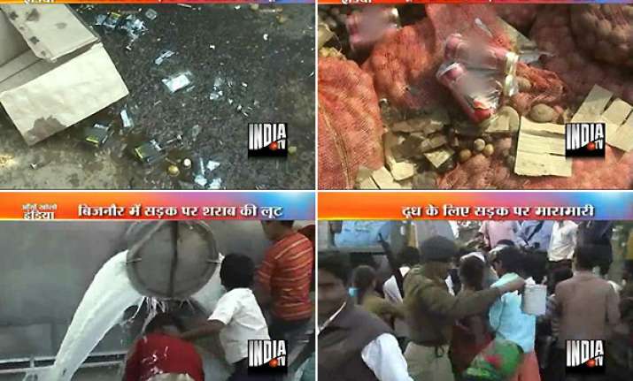 people policemen loot milk liquor in bihar up after two