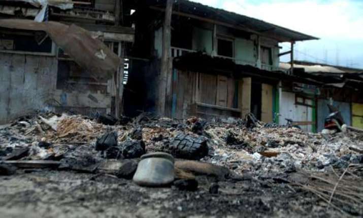 powerful bomb explosion at official s house in manipur