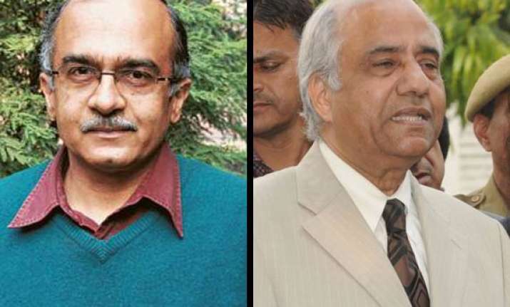 prashant bhushan alleges justice srikrishna gave negative