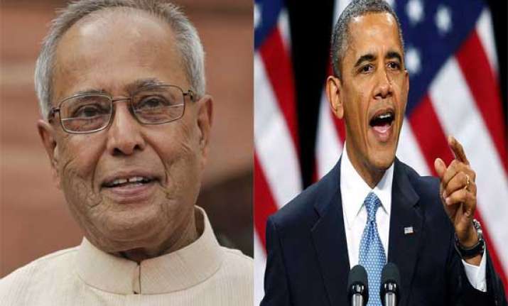 president pranab mukherjee greets obama on us independence