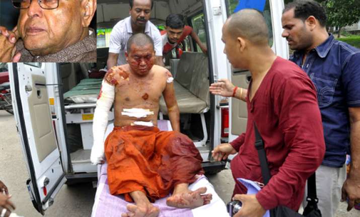 president condemns bodh gaya blasts as senseless terror act