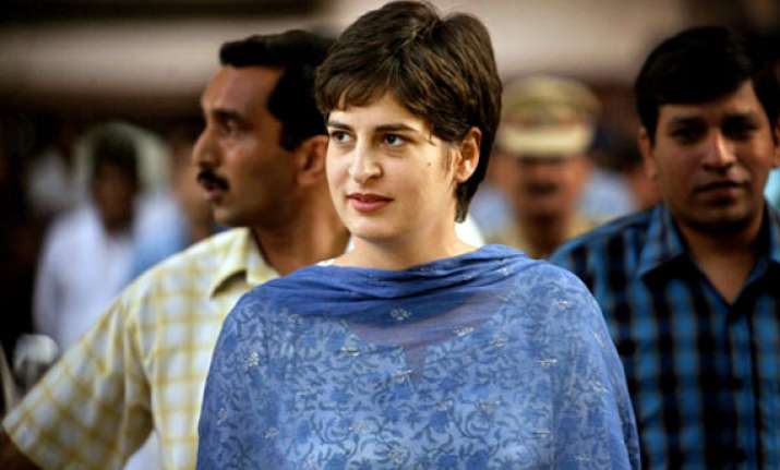 priyanka announces cong candidate changes sitting mla