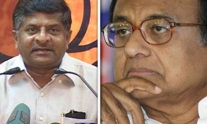 probe chidambaram s role demands bjp