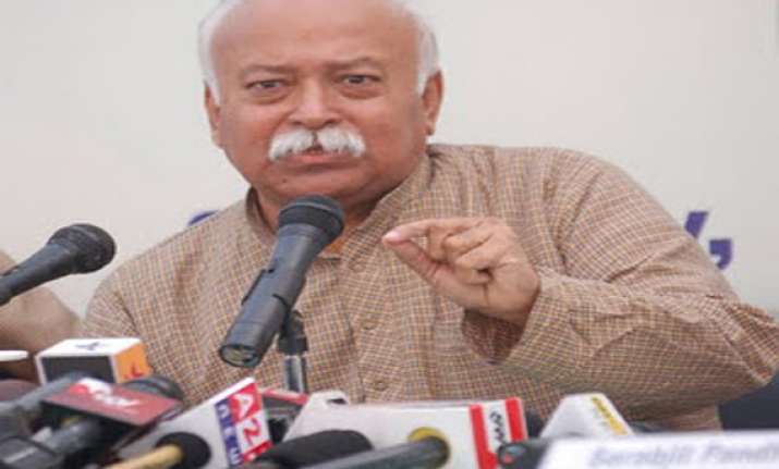 rss would support anyone fighting corruption bhagwat