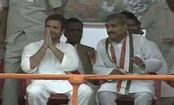 rahul takes on mayawati says padyatra not a drama