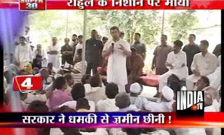 rahul promises pro farmer land acquisition bill