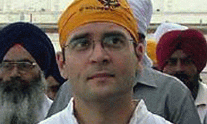 rahul thanks sikhs for giving india a forward looking pm