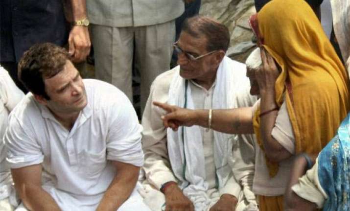 rahul winds up up padayatra returns to delhi