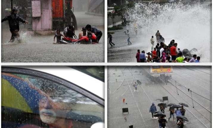 rain derails mumbai watch in pics