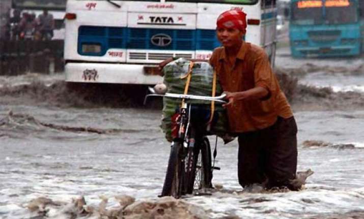 rains lash up several rivers flowing close to danger mark