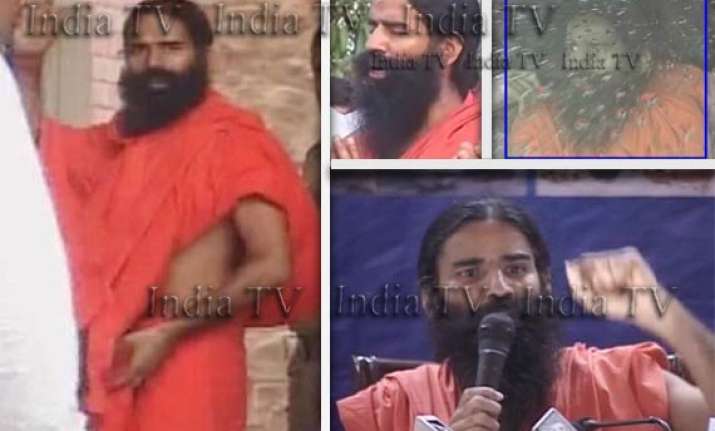 ramdev back to delhi days after crackdown at ramlila maidan