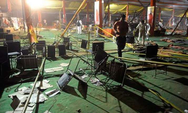 ramlila maidan presents a desolate look