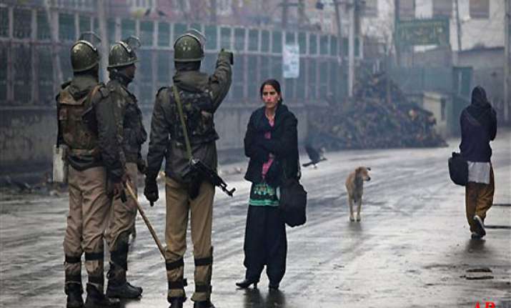 restrictions in srinagar over separatist shutdown affects