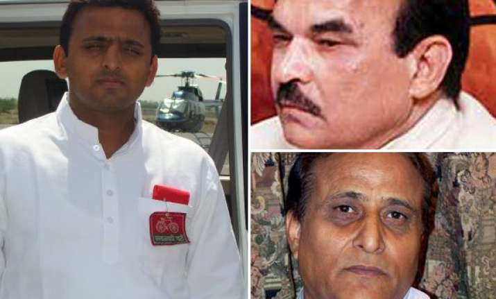rift in sp as mulayam s son opposes d p yadav s entry