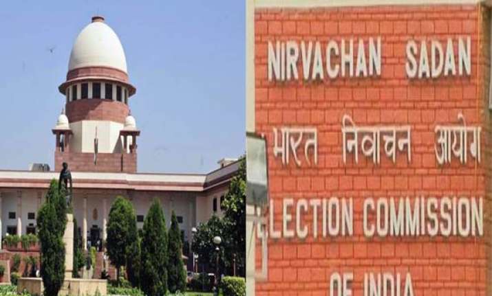 sc notice to ec on displaying candidates photo on evm