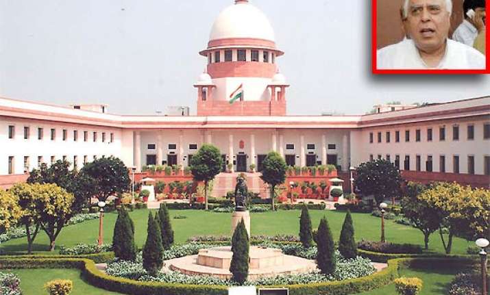 sc declines to interfere in pil against kapil sibal