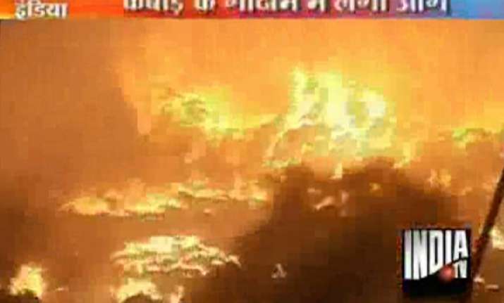 scrap godown gutted in nangloi properties worth several