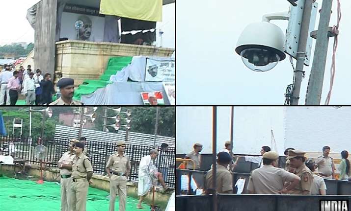 security stepped up at ramlila maidan