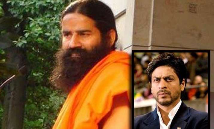 shah rukh khan describes ramdev s stir as politically
