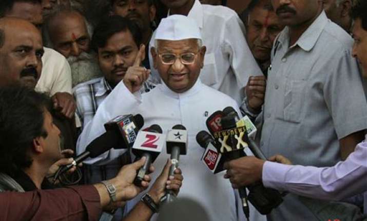 some people waiting for agitation to turn violent hazare