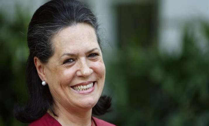sonia gandhi on one day visit to up