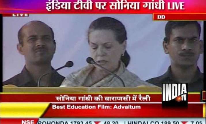 sonia lashes out at mayawati bjp