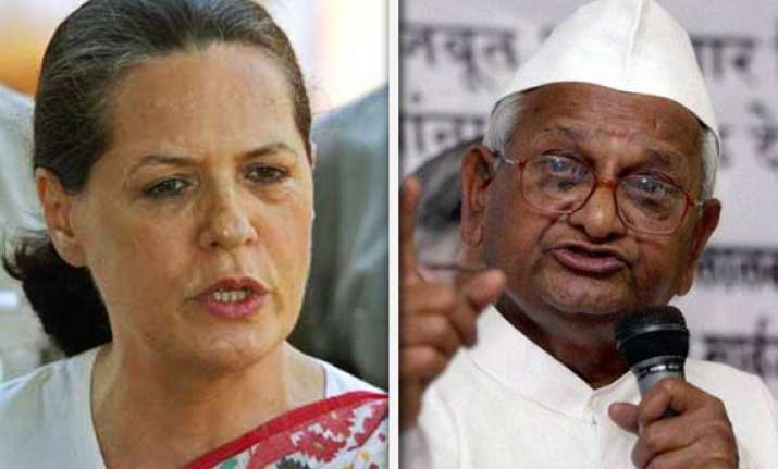 sonia sends terse reply to hazare