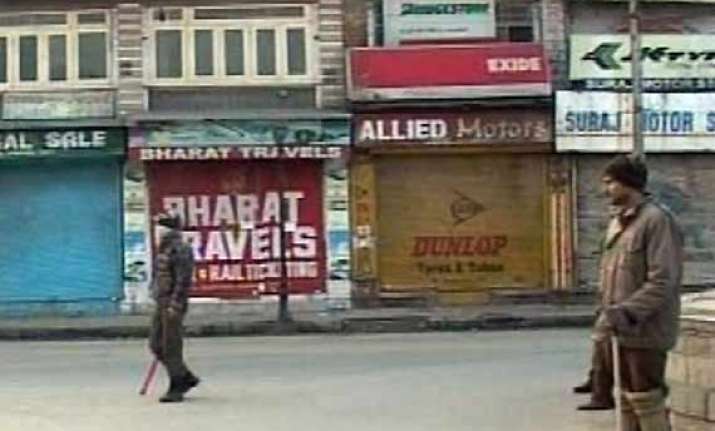 srinagar city affected by separatist shutdown