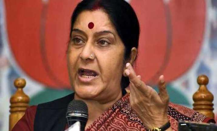 swaraj questions govt s majority claim