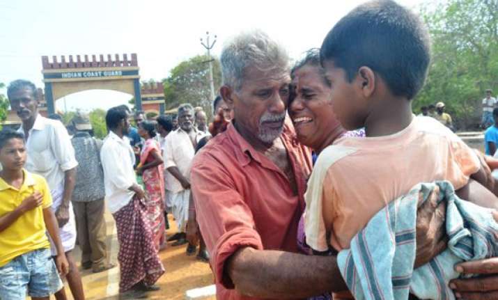 66 tn fishermen return home from sri lanka