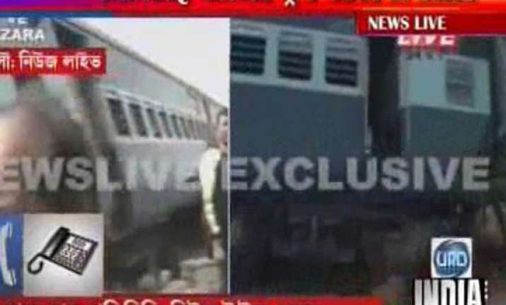 three killed as train rams into earth cutting machine