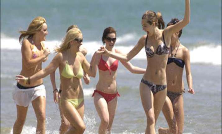 tourist heaven goa caught in its bikini politics